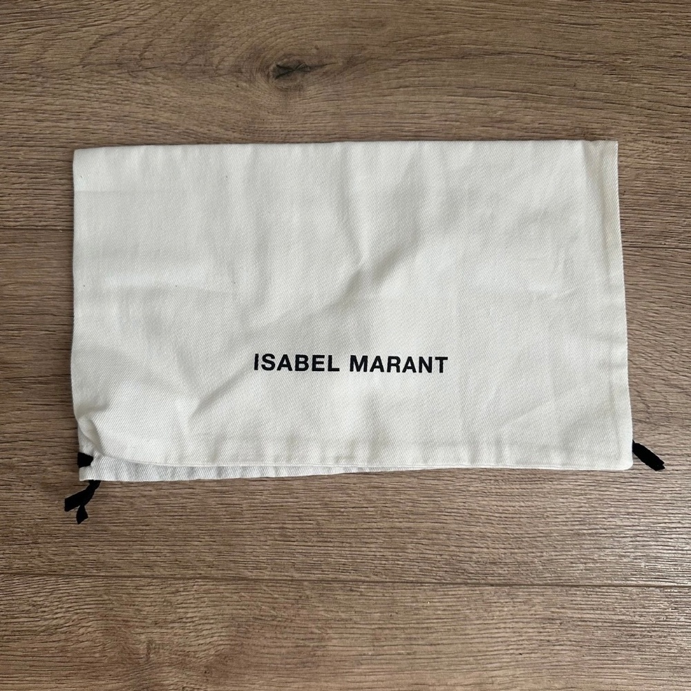 New in box‎ ISABEL MARANT Ivory Lennyo Checked Felt Sandals - Picture 7 of 7